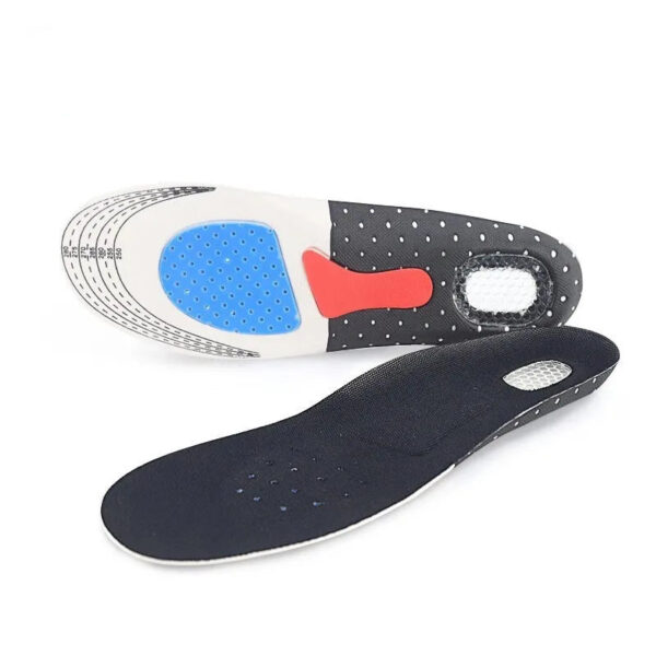 Palmilha Ortopédica Unissex GelComfort® - Ideal Para Alívio de Dores nos Pés e Melhor Postura com Conforto e Suporte Inigualáveis.